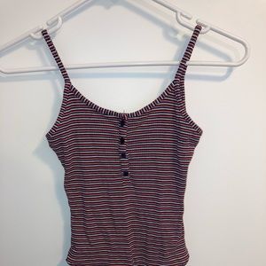 Garage striped bodysuit